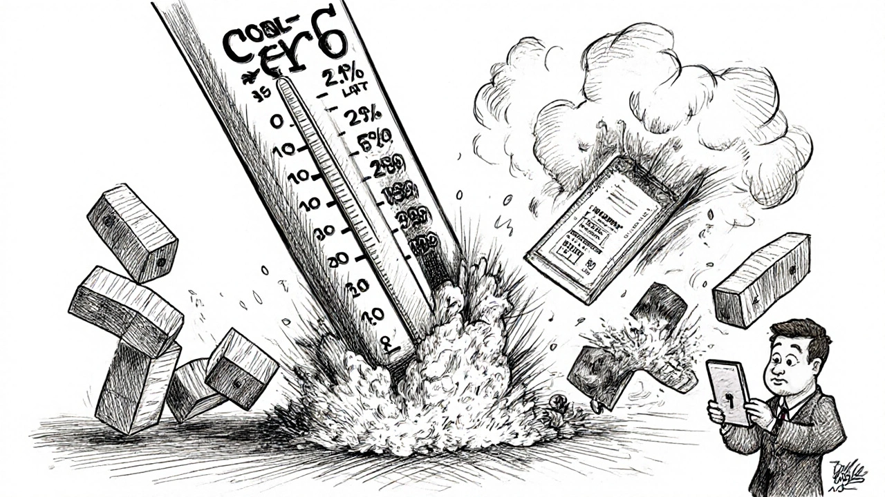 CPI report causing market chaos as retail trader receives delayed news, while a pro trader calmly executes a straddle.